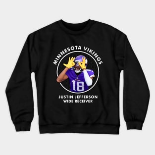 JUSTIN JEFFERSON - WR - MINNESOTA VIKINGS Crewneck Sweatshirt